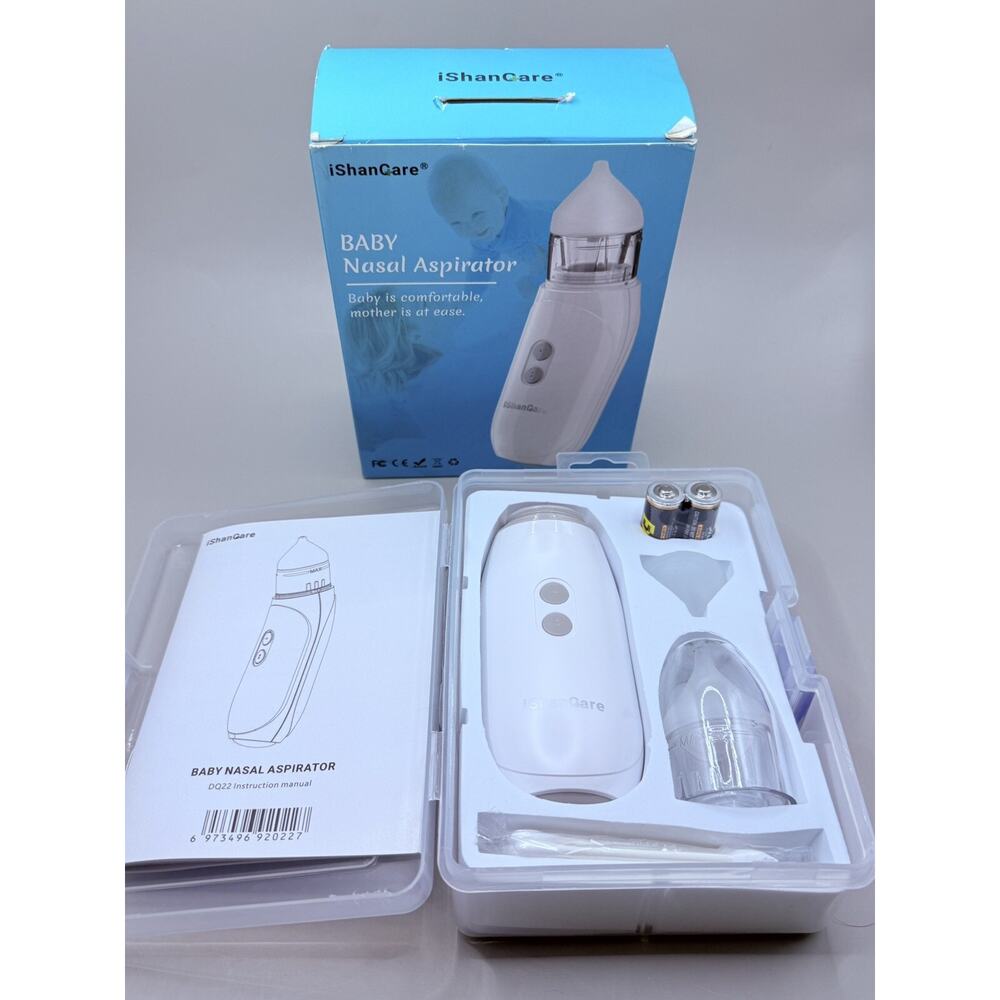 Baby Nasal Aspirator Infant Nose Sucker IshanCare NIB